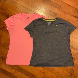 2 Champion T-shirts